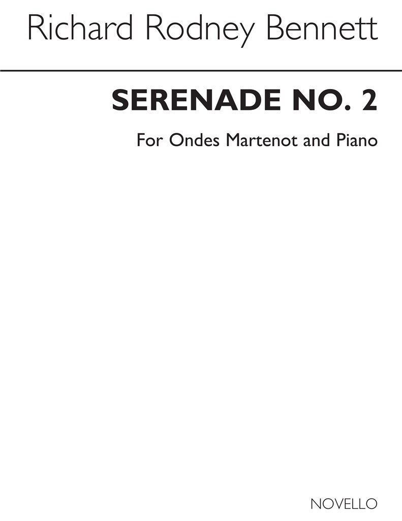 Serenade No.2 (Ondes Martinot And Piano)